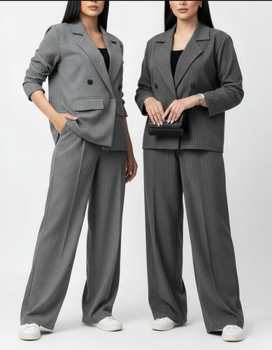 بدلة رسمية بروح أنثوية