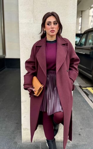 Burgundy Jacket Outfit