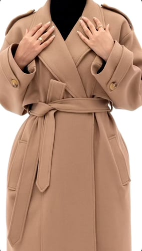 جاكيت شتوي نسائي طويل ( عباية شتوية )