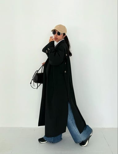 عباية بقصة ترنشكوت يومية وللسفر