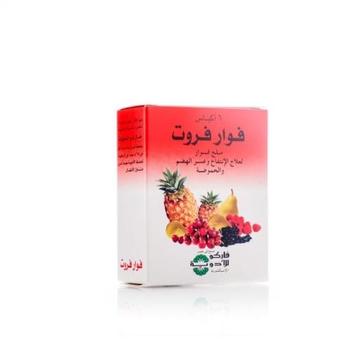 فوار بطعم الفواكه 6 أكياس