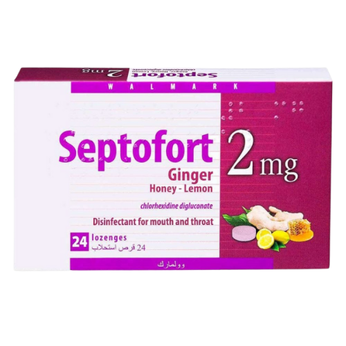 سيبتوفورت 2 ملجم زنجبيل وعسل-ليمون 24 قرص
