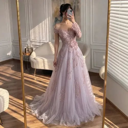 Luxury evening dress very fashionable | ST5-6579 | Celebrity dresses