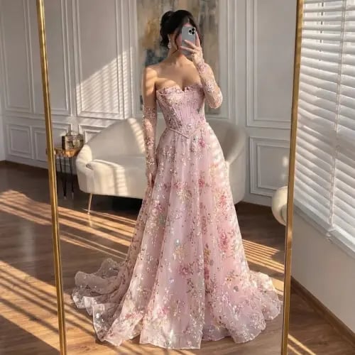 Royal evening dress trendy dresses | ST5-6555 | new dresses