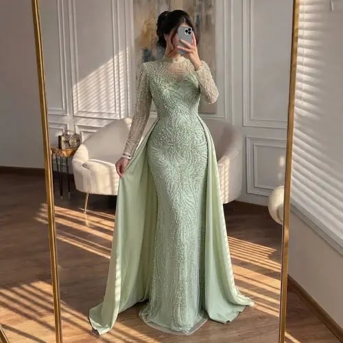 Elegant evening dress fashion 2027 | ST5-6563 | luxury dresses