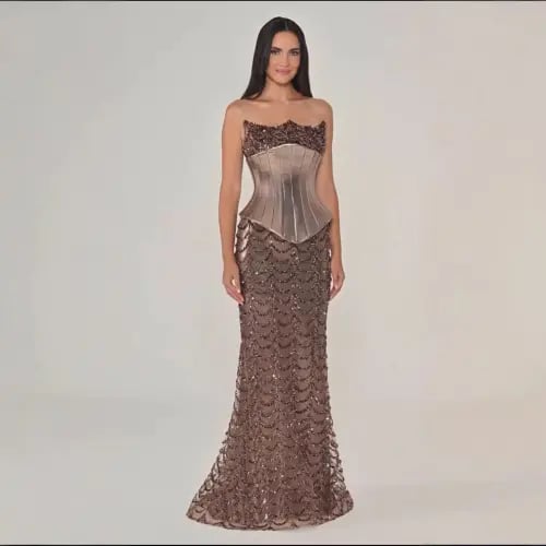 Evening gown soft good option | ST5-6497 | formal dresses