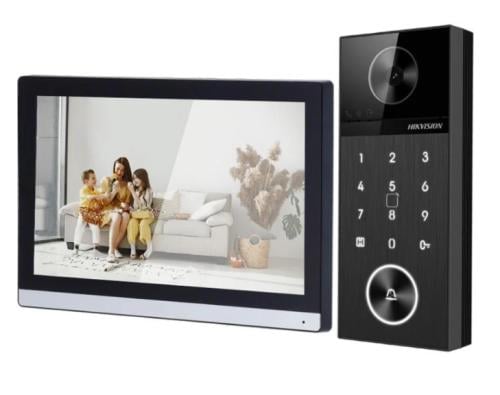 إنتركم هيكفيجن DS-KIS612-P بشاشة داخلية وكاميرا خا...