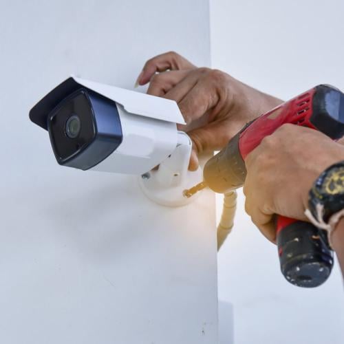 Installation of surveillance cameras - wired - wit...