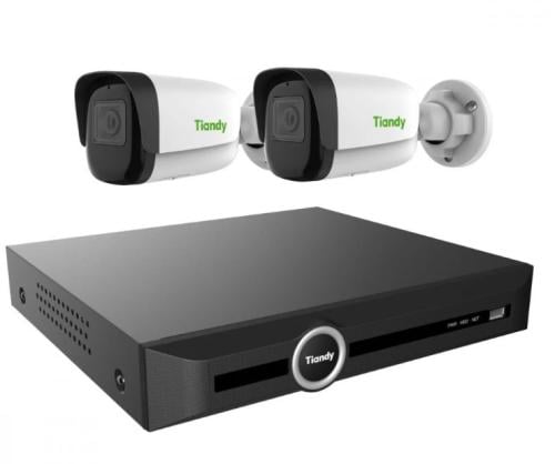 Two cameras, internal or external, network, 5 mega...