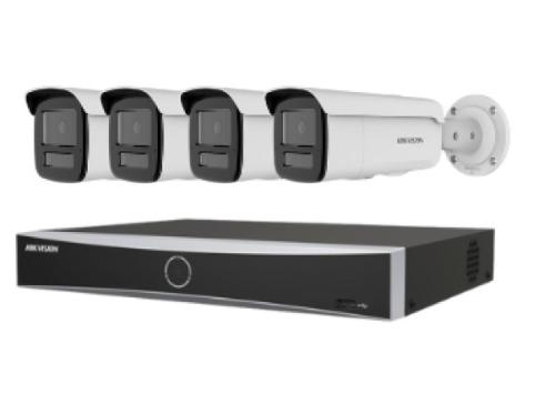 4 network cameras 8 Mega IP - outdoor 60 meters wi...