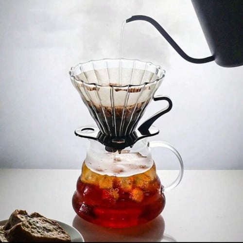 قمع ترشيح v60 زجاج