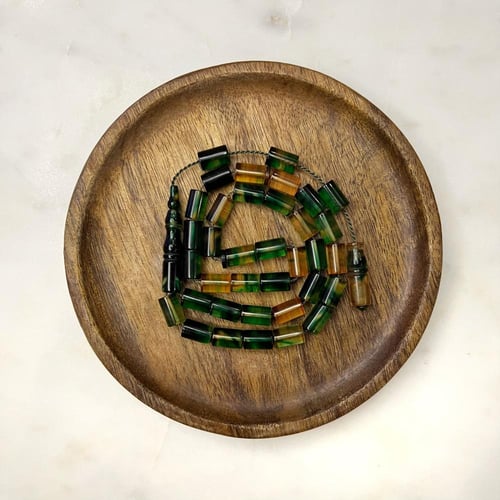 مسباح فاتوران اخضر معرق