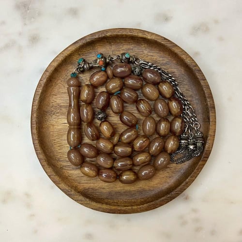 مسباح بكالايت قديم معرق منجم