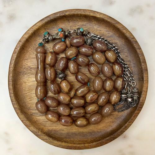 مسباح بكالايت قديم معرق منجم