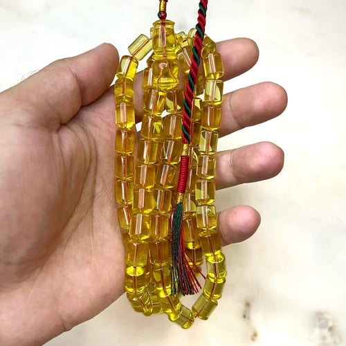 مسباح كهرمان شفاف