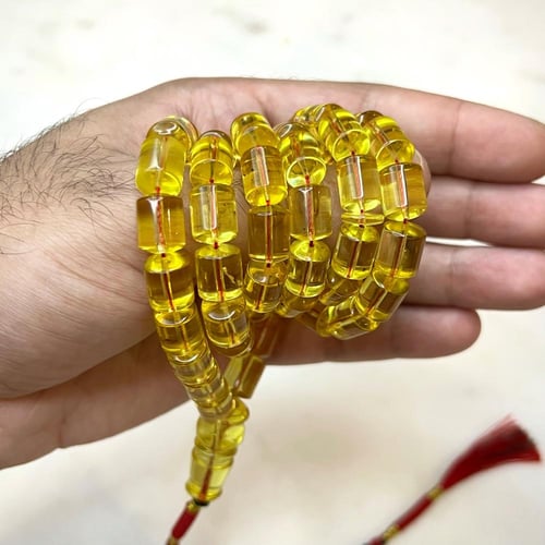 مسباح كهرمان شفاف