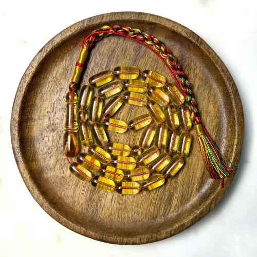 مسباح كهرمان شفاف