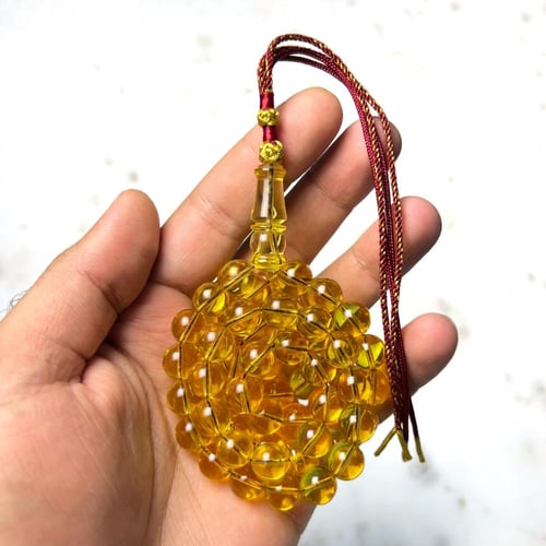 مسباح كهرمان شفاف