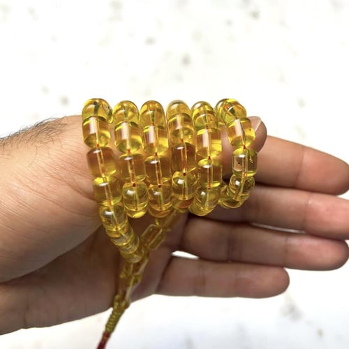 مسباح كهرمان شفاف