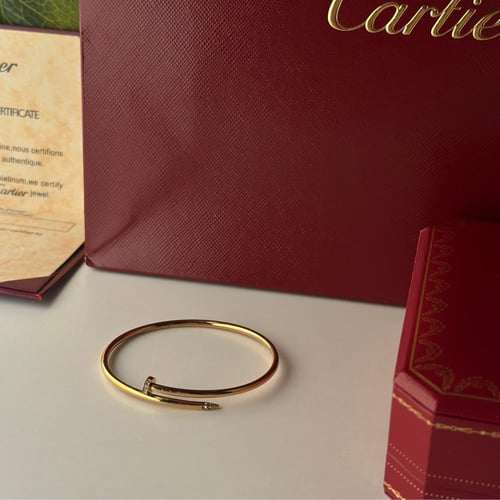 اسوارة كارتير المسمار النحيفه فضي - ذهبي