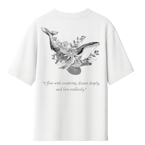 Oversized T-shirt – Pisces Zodiac- Unisex 100% Cot...