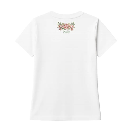 Women's Pisces Zodiac T-shirt – 100% Cotton – Wate...
