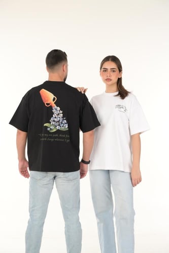 Oversized T-shirt Aquarius zodiac Unisex 100% Cott...