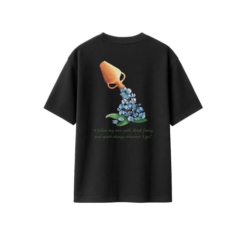 Oversized T-shirt Aquarius zodiac Unisex 100% Cott...