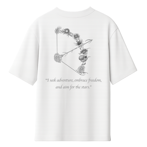 Oversized T-shirt – Sagittarius Zodiac- Unisex 100...