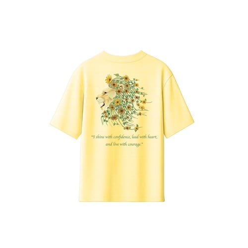 Oversized T-shirt – Leo Zodiac- Unisex 100% Cotton