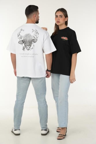 Oversized T-shirt Taurus zodiac- Unisex 100% Cotto...