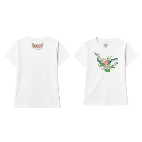 Women's Pisces Zodiac T-shirt – 100% Cotton – Wate...