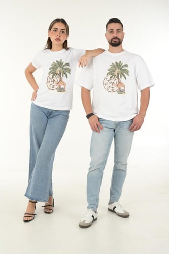 palm & Camel T-Shirt (Over Size) unisex