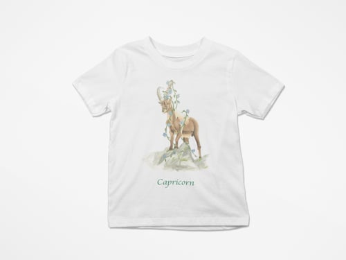 Kids' T-shirt - Capricorn Zodiac – 100% Cotton – W...