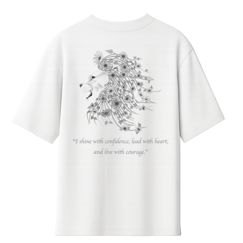 Oversized T-shirt – Leo Zodiac- Unisex 100% Cotton