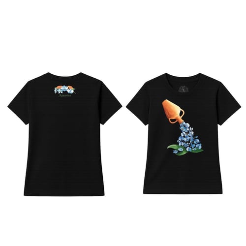 Women's Aquarius Zodiac T-shirt – 100% Cotton – Wa...