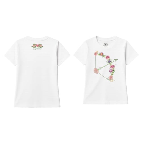 Women's Sagittarius Zodiac T-shirt – 100% Cotton –...