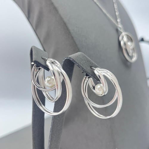 ربع طقم *درة*تصميم ايطالي فضي