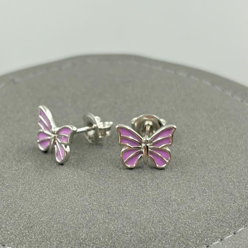 نصف طقم فراشة ارجواني