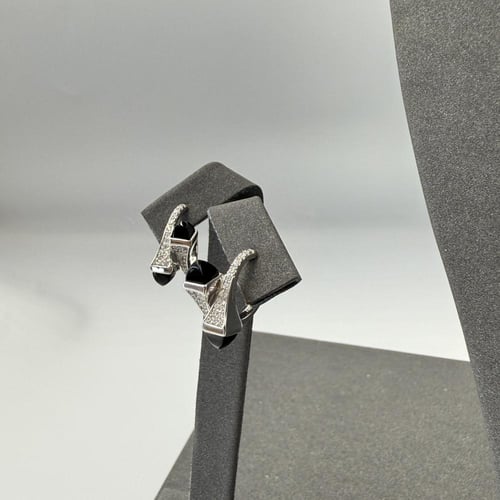 نصف طقم مارلي فضي أسود