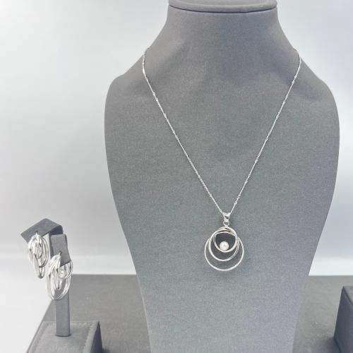 ربع طقم *درة*تصميم ايطالي فضي