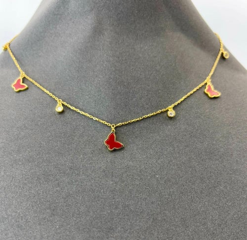 شوكر فراشات*أحمر*