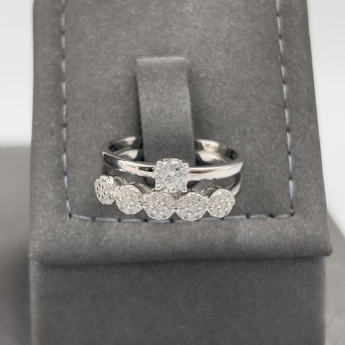 طقم وهج فضي