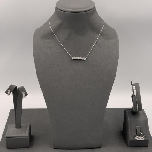 طقم وهج فضي