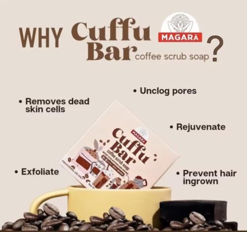 صابون مقشر القهوه - Magarā skin cuffu bar