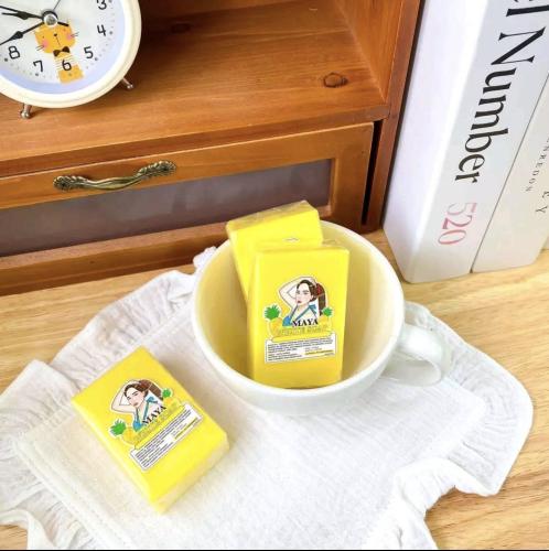 صابون مايا بالاحماض الطبيعية وانزيمات الاناناس لتب...