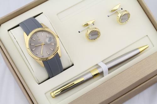 طقم ساعة رجالية