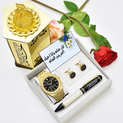 اطقم ساعات رجالية راقية تصميم بالاسم مديل mh-126