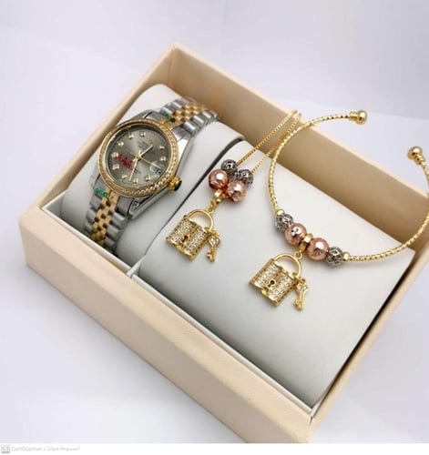 ساعه نسائية شكل رولكس