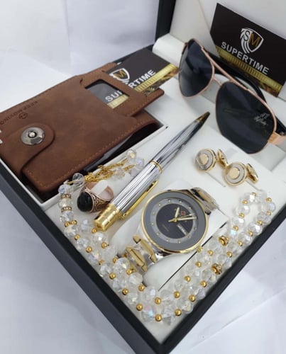 طقم ساعه رجالي اسبيشل تصميم شكل رادو